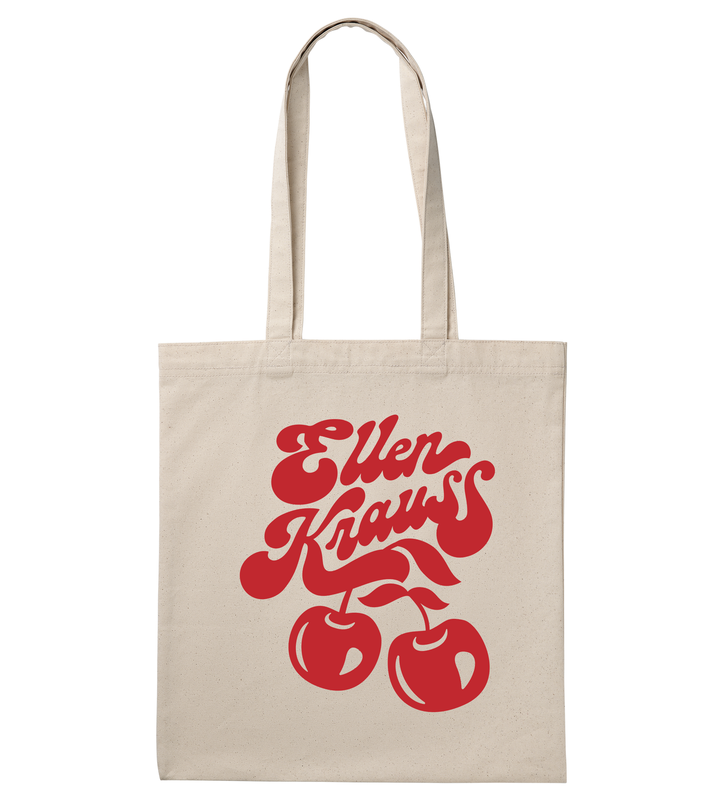 Cherry On Top Tote Bag White/Red