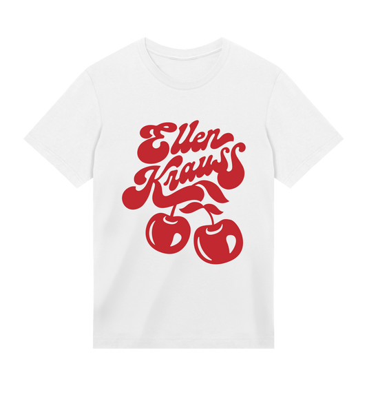 Cherry On Top T-shirt White/Red